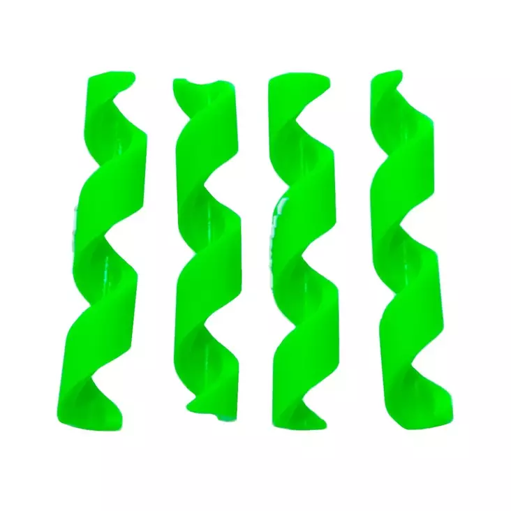 Ramskydd silicon ALLIGATOR för 4-5mm hölje, 4st/förp, grön - Växelvajrar - 63109 - 2