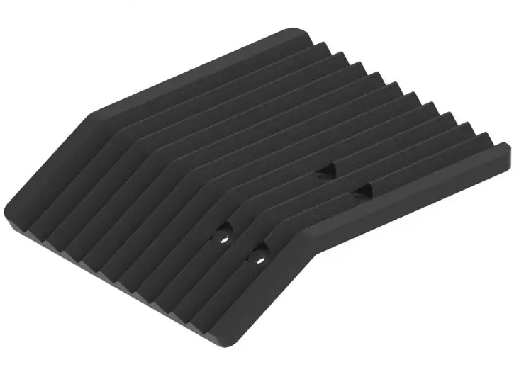 Plastblad vänster: för Ski Track Maker - Snöskoter pulkor - 47029 - 1