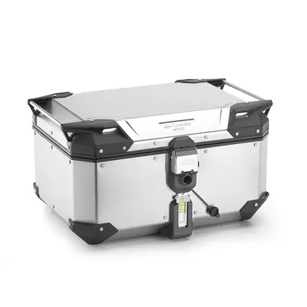 Givi Trekker Outback EVO alum. case, 58 ltr, sold without lock, Monokey - MC Bakväskor - 321-OBKEV58A - 1