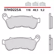 Brembo Bromsbelägg Fram Sintrad Road 07HD22SA - MC Bromsbelägg - 231-HD22SA - 1