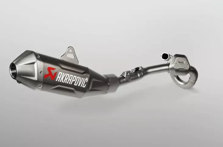 Akrapovic Evolution Line(Titanium) CRF450R/RX 2021- - Motocross 4-takt helsystem - 462-H4MET16-FDHLTA - 1
