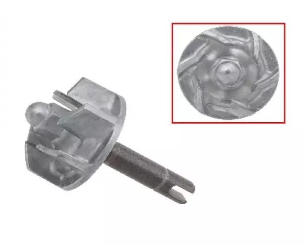 Bronco Vattenpumpsaxel med impeller - ATV andra motordelar - 78-10050A - 1