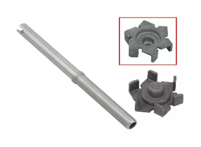 Bronco Vattenpumpsaxel med impeller - ATV andra motordelar - 78-10064A - 1