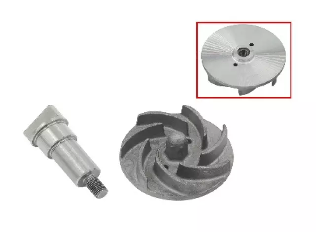 Bronco Vattenpumpsaxel med impeller - ATV andra motordelar - 78-10082A - 1