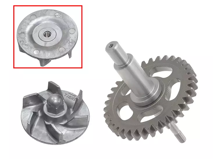 Bronco Vattenpumpsaxel med impeller - ATV andra motordelar - 78-10083A - 1