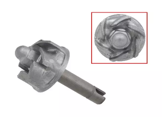 Bronco Vattenpumpsaxel med impeller - ATV andra motordelar - 78-10094A - 1