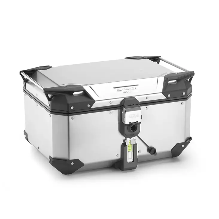 Givi Trekker Outback EVO alum. case, 58 ltr, sold without lock, Monokey - MC Bakväskor - 321-OBKEV58A - 1