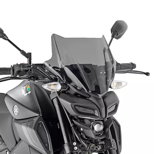 Givi Specific screen, smoked 28 x 36,5 cm YAMAHA MT 125 (20-22) - MC Vindrutor - 323-2166A - 1