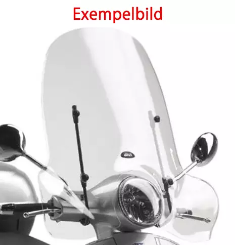 Givi Vindruta, Transparent, 51,5 x 69,5 cm, Piaggio/ Vespa - MC Vindrutor - 323-104A - 1