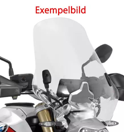 Givi Vindruta, Transparent, 52 x 66,5cm, Honda/ Keeway/ Yamaha - MC Vindrutor - 323-308A - 1
