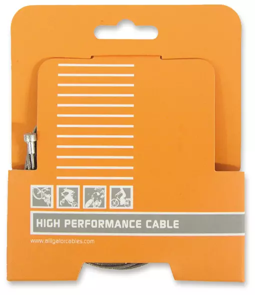 Bromswire ALLIGATOR rostfri slipad/försträckt 1,5x1700mm - Bromsvajrar - 60255A - 1