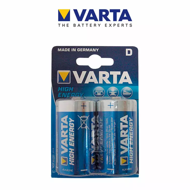 Batteri VARTA LR20 D 1,5 , 2st/förp - Lyktor och delar - 62722A - 1