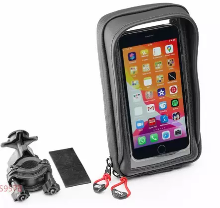 Givi Smartphone holder för bl.a Iphone X/XS, Galaxy S7-S10 - MC Mobil och tablet tillbehör - 321-S958B - 1