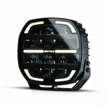 Monsterlux Core 7 extraljus 7” svart - MC Lampor och arbetsljus - 109-3555-701001B - 0