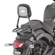 Givi Ryggstöd Polyurethane svart Vulcan S 650 (15-17) - MC Väskhållare - 322-TS4115B - 1