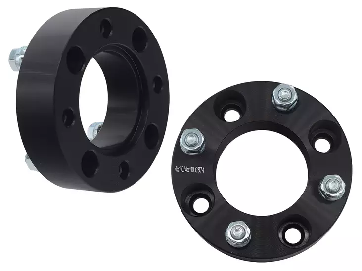 Bronco Spacers ATV 1,5" (38 mm) 4/110-10 mm par Svart - ATV Spacers - 74-064110-15B - 1