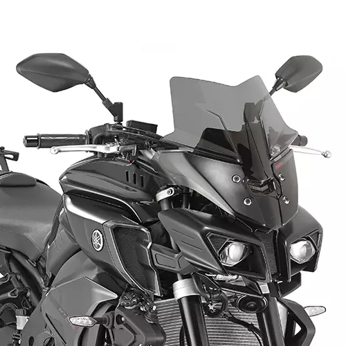 Givi Låg sportskärm, Högblank svart, 53,5x42cm, Yamaha MT10 (2016-2021) - MC Vindrutor - 323-D2129B - 1