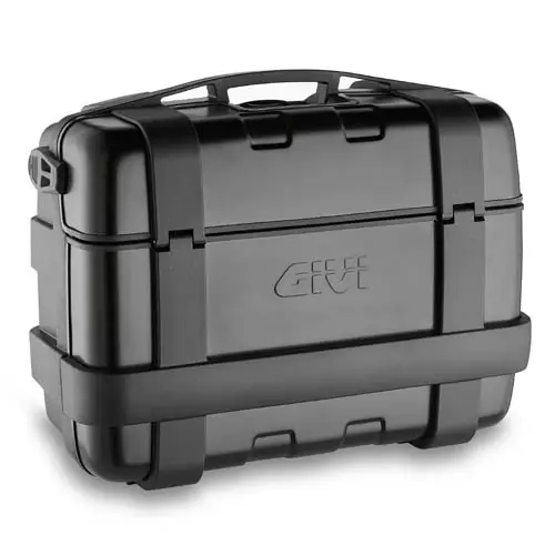 Givi Trekker 46 lit Toppbox, mattsvart alufinish, med toppöppning - MC Sidoväskor - 321-TRK46B - 1