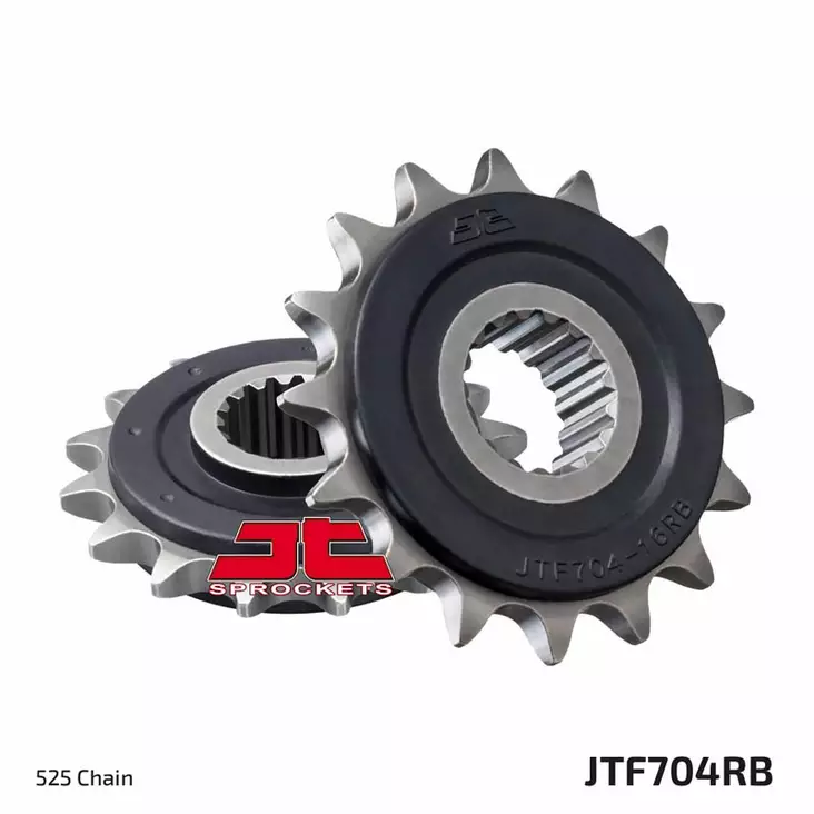 JT Framdrev RB - OEM Med Gummidämpning JTF704.15RB - MC Framdrev - 274-F704-15RB - 1