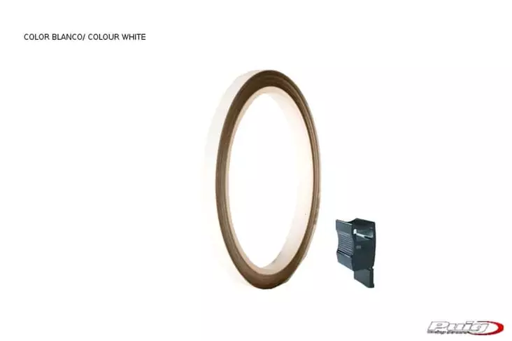 Puig Rim Strip 6 Meters+Aplicator C/White Fluorescent - MC Fälgtejp - 33-4542B - 1