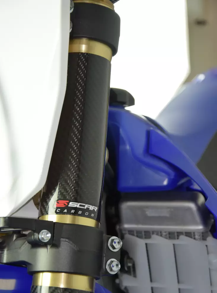 Scar Carbon Fork Wraps 160X52mm - Motocross andra dekaler - 430-SFWUB - 1