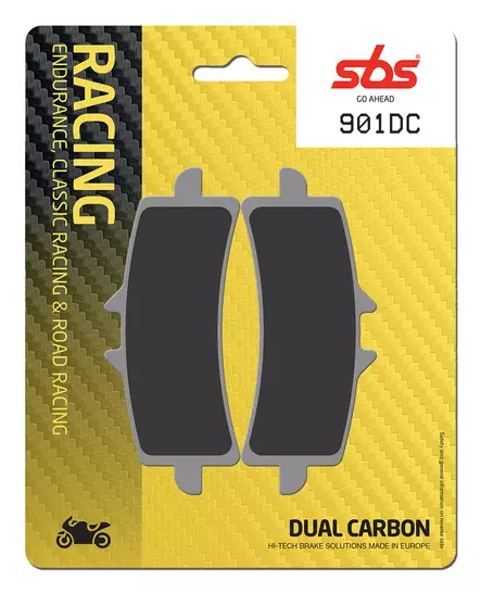 SBS Bromsklossats Dual Carbon 901DC - MC Bromsbelägg - 23-901DC - 1