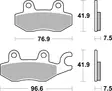 SBS Bromsklossats Dual Carbon 955DC - MC Bromsbelägg - 23-955DC - 2