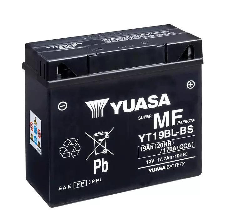 Yuasa batteri, YT19BL(WC) syrafylld (4) - Yuasan batteri - 14-287-WC - 1
