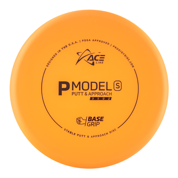 Prodigy ACE Line P Model S BaseGrip - Putt & Approach - P-S-BG-175-ORANGE - 1