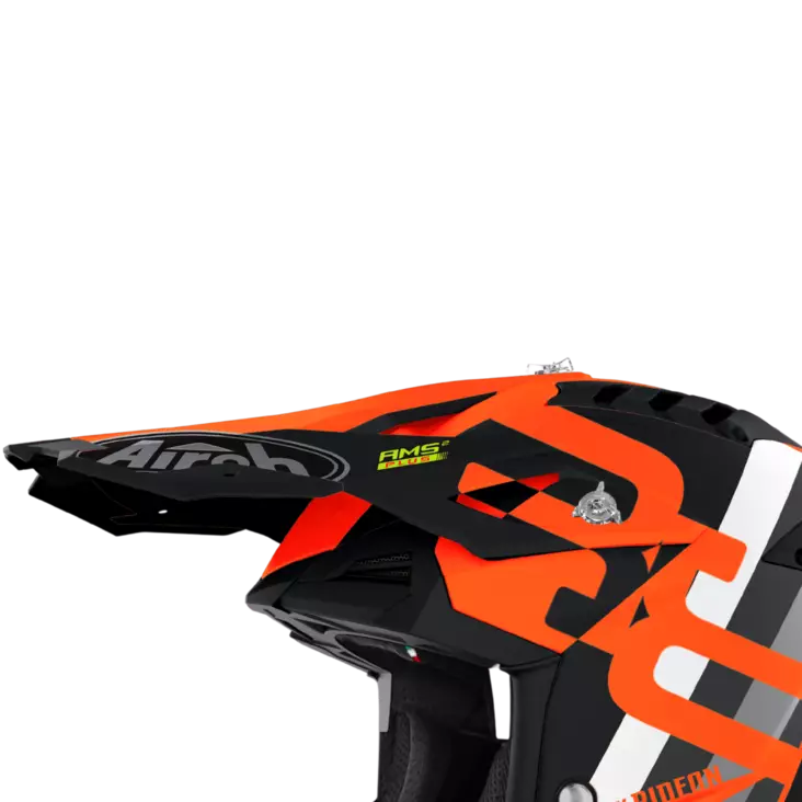 Airoh Aviator 3 Skärm Rainbow orange matt - Hjälm reservdelar - 57-9-AV3R32F - 1