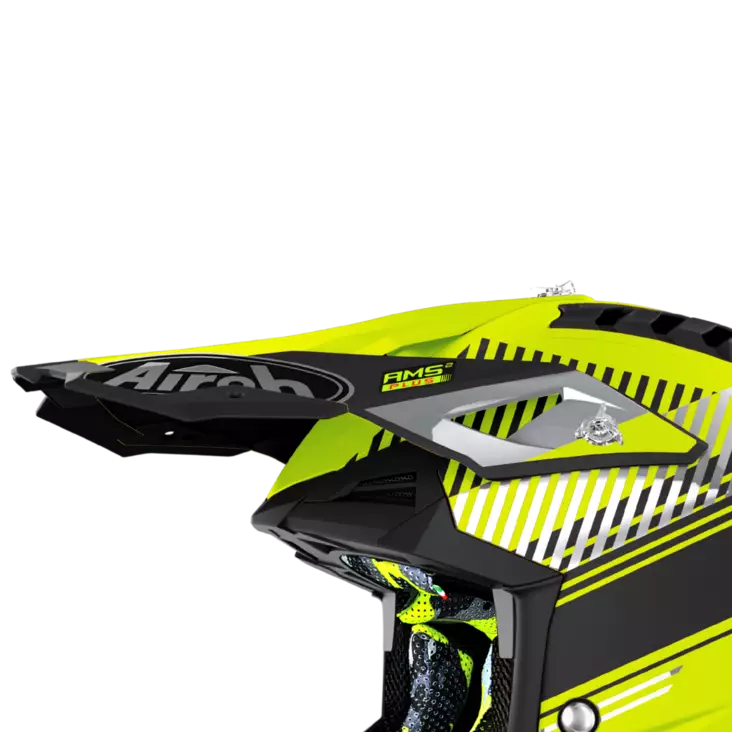 Airoh Aviator 3 Skärm Wave gul matt - Hjälm reservdelar - 57-9-AV3W31F - 1