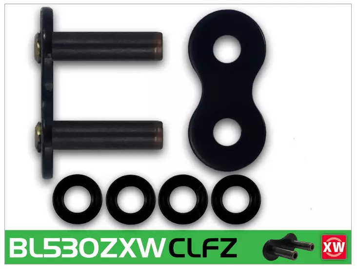 RK BL530 ZXW nitlås Black Scale - MC Kedjor - 282-530335-CLF - 1