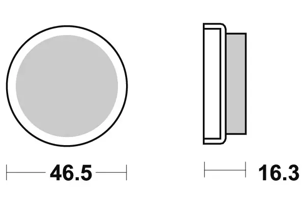 SBS Bromsklossats Ceramic 576HF - MC Bromsbelägg - 23-576HF - 1