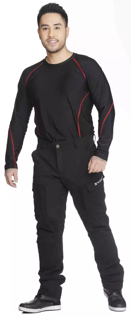 MC-byxor Sweep Chief, svart - MC byxor - TTCHIF - 1