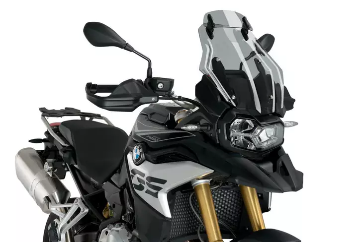 Puig Vindskydd med visir Touring Bmw F850Gs/Ad 18', rök - MC Vindrutor - 33-3831H - 1
