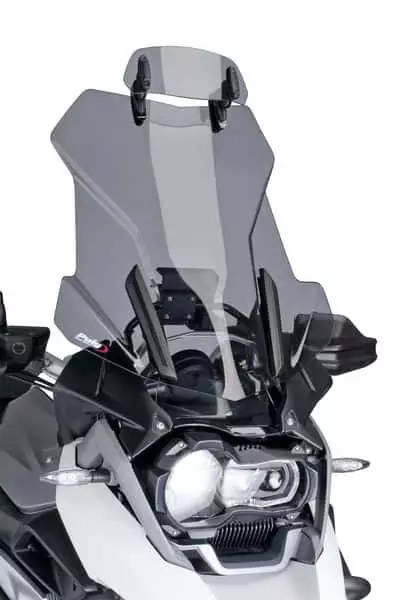 Puig Visor Multiadjustable Clip-On 230X90Mm. C/Smoke - MC Vindrutor - 33-6319H - 1