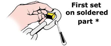 Yellow Chain Rainbow, 8 mm 10pcs - Ankartillbehör - M01-500-08GI - 1