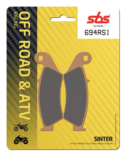 Sbs Bromsklossats Racing Sintered - Motocross bromsbelägg - 23-694RSI - 2