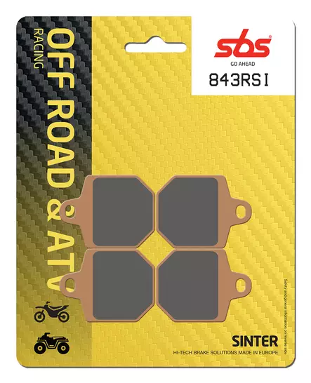 Sbs Bromsklossats Racing Sintered - Motocross bromsbelägg - 23-843RSI - 2
