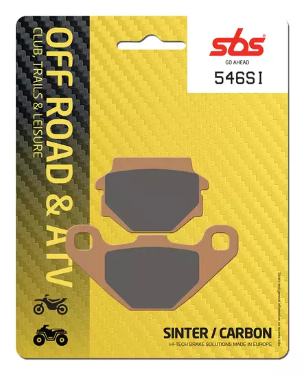 Sbs Bromsklossats Sintered Offroad - Motocross bromsbelägg - 23-546SI - 2