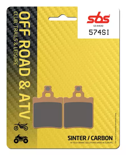 Sbs Bromsklossats Sintered Offroad - Motocross bromsbelägg - 23-574SI - 2