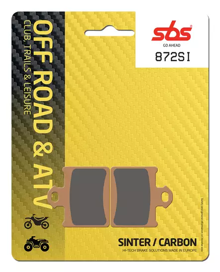 Sbs Bromsklossats Sintered Offroad - Motocross bromsbelägg - 23-872SI - 2