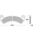 SBS Bromsklossats Racing Sintered 954RSI - MC Bromsbelägg - 23-954RSI - 1