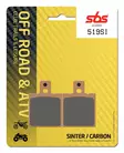 Sbs Bromsklossats Sintered Offroad - Motocross bromsbelägg - 23-519SI - 2