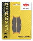 Sbs Bromsklossats Sintered Offroad - Motocross bromsbelägg - 23-589SI - 2