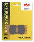 Sbs Bromsklossats Sintered Offroad - Motocross bromsbelägg - 23-592SI - 2