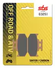 Sbs Bromsklossats Sintered Offroad - Motocross bromsbelägg - 23-632SI - 2