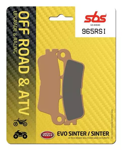 SBS Bromsklossats Racing Sintered 965RSI - MC Bromsbelägg - 23-965RSI - 1