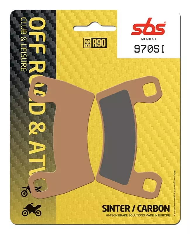 SBS Bromsklossats Sintered Offroad 970SI - ATV bromsbelägg - 23-970SI - 1