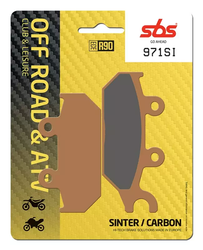 SBS Bromsklossats Sintered Offroad 971SI - ATV bromsbelägg - 23-971SI - 1